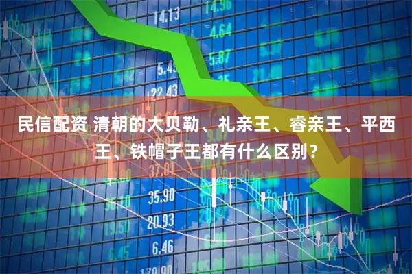 民信配资 清朝的大贝勒、礼亲王、睿亲王、平西王、铁帽子王都有什么区别？